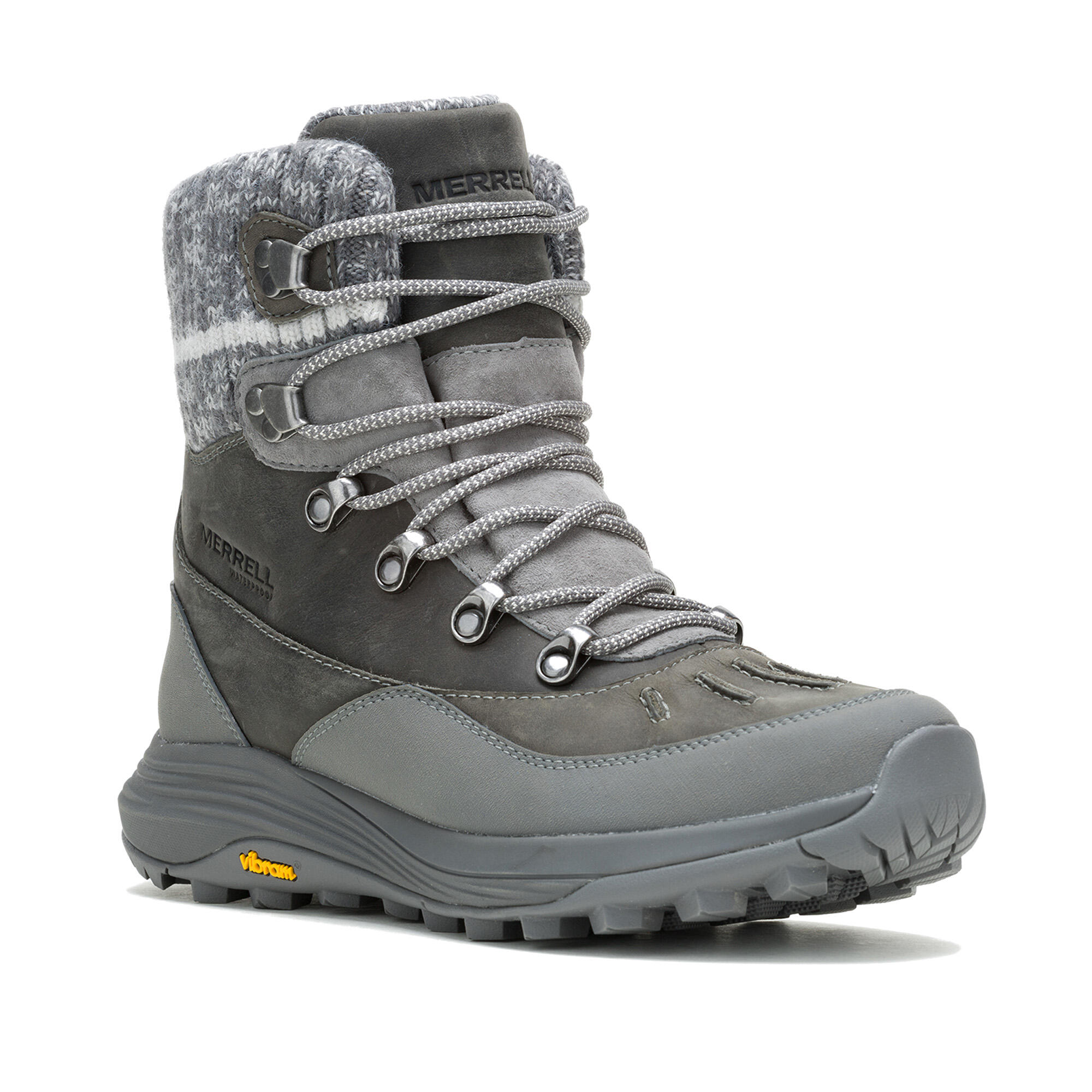 Merrell - Bottes De Neige Femme Merrell Siren 4 Thermo Mid Zip Wp - Bottes De Neige - Gris - 37 - Decathlon