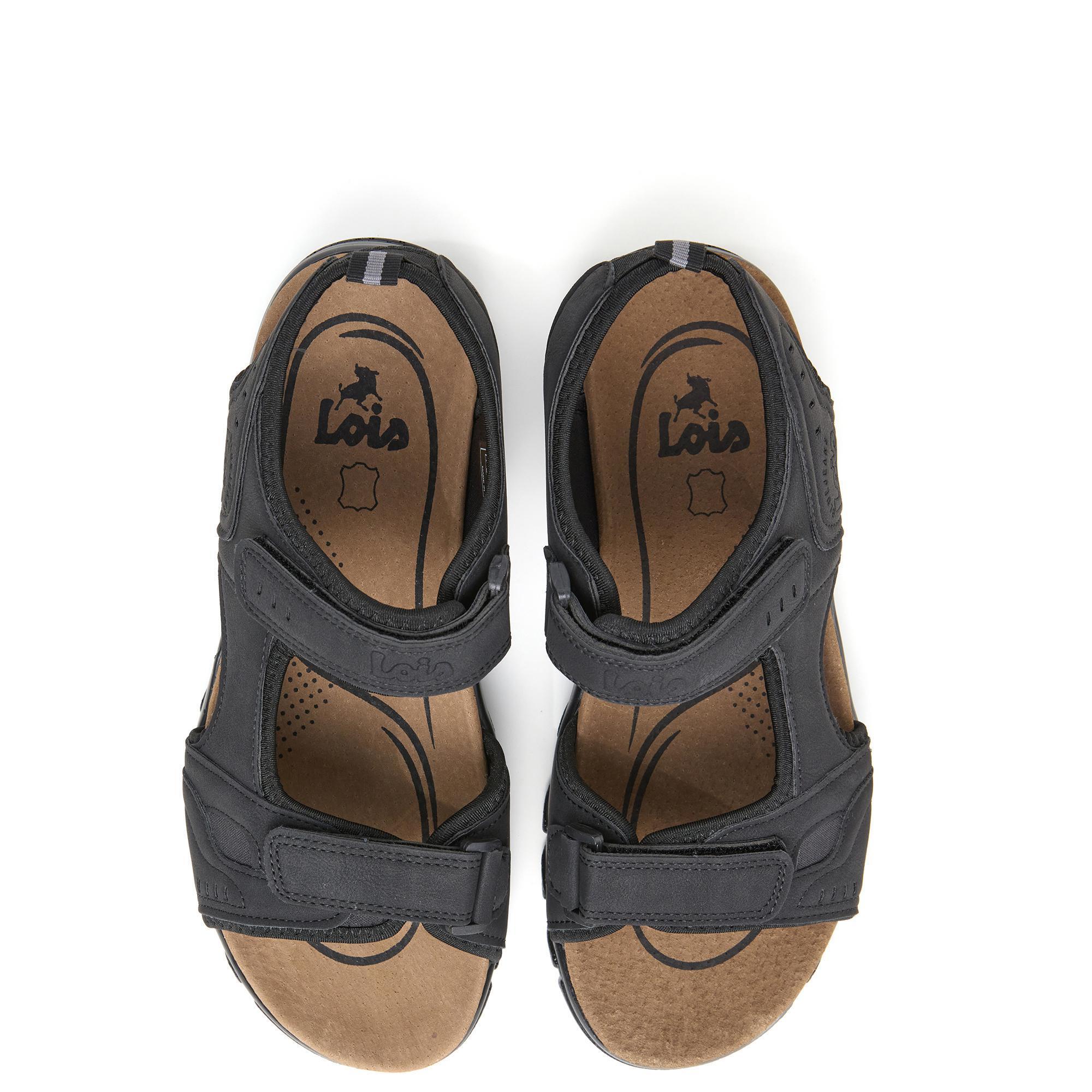 Sandalias Lois Hombre 86056 Negras 4/5