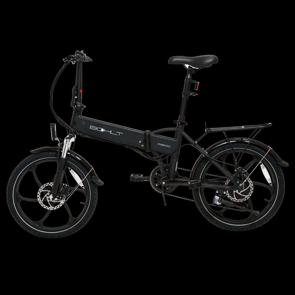 BOHLT Bohlt Elektrische Vouwfiets R200 Zwart - Compact en Krachtig