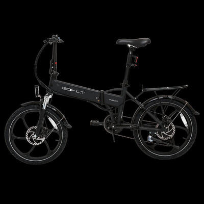 Bohlt elektrische vouwfiets r200 zwart - compact en krachtig