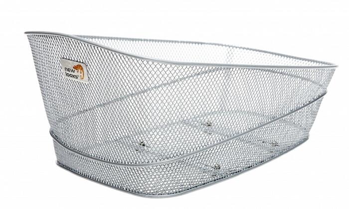 Kosz Rowerowy Stresa 22 Litry 42 X 33 X 20 Cm - Srebrny