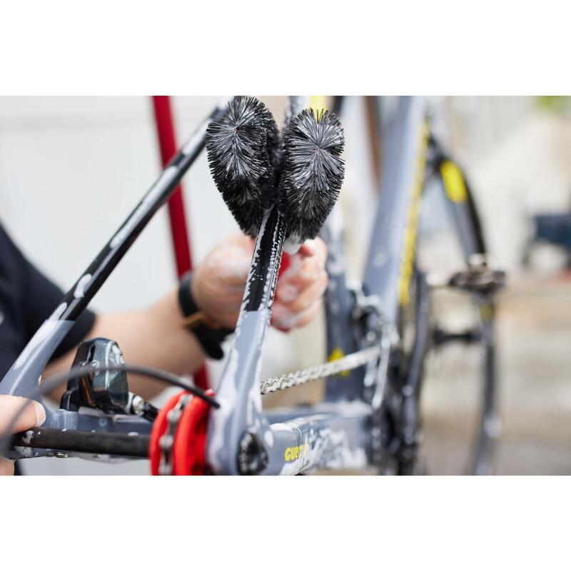Brosse Cyclon à Deux Dents pour le Nettoyage de Vélo