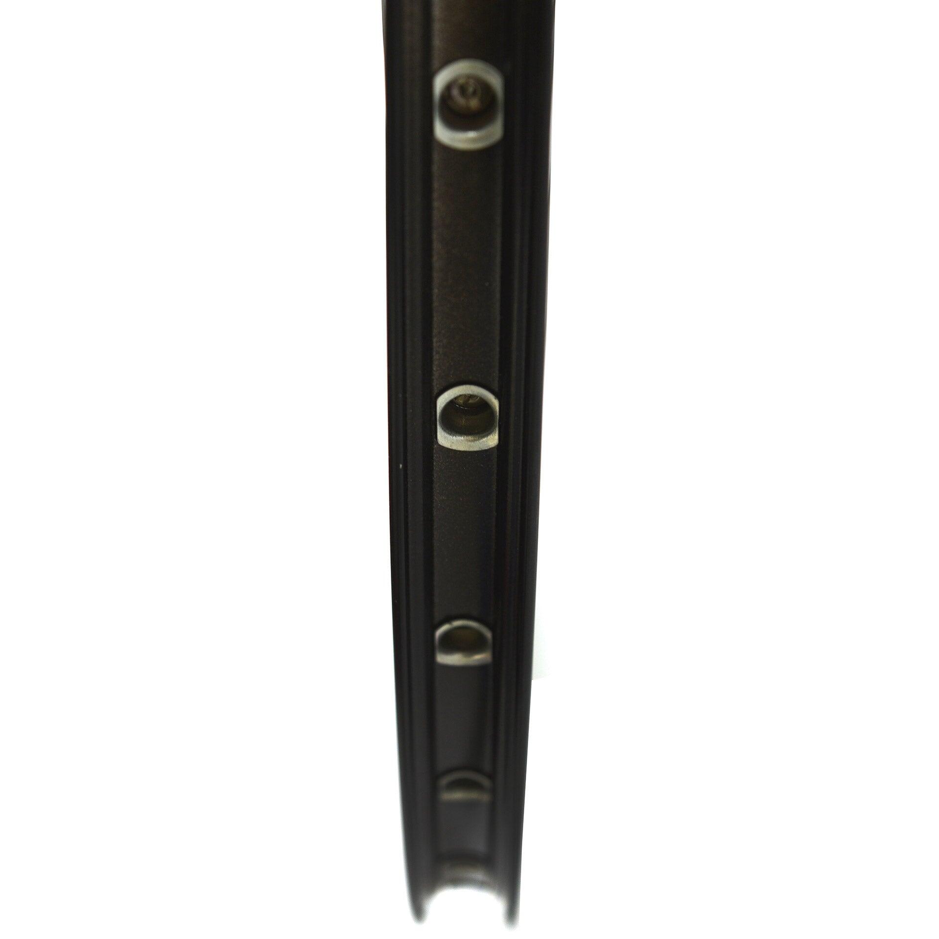 Rueda delantera de aluminio negro de 28 pulgadas Zac2000 4/4
