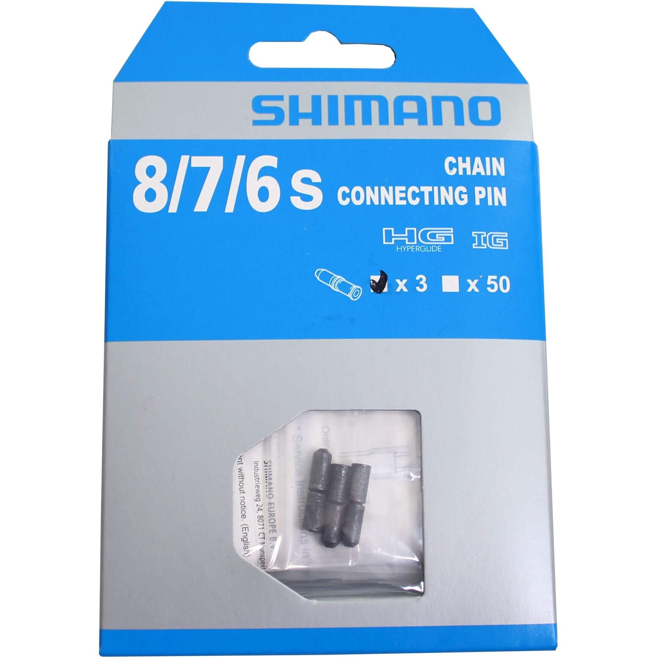 SHIMANO Shimano Rivetti Catena 6/7/8v, 3 pezzi (HG-CN90/70/50).