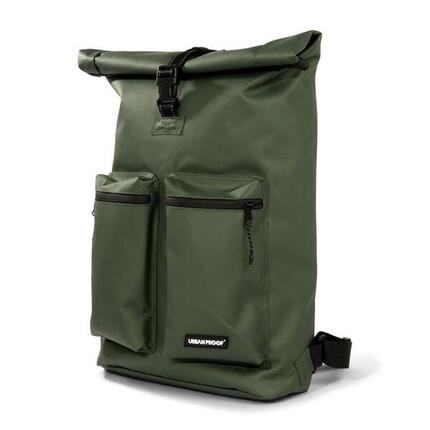 Sac à dos Rolltop Urbanproof 20L en vert pour les navetteurs