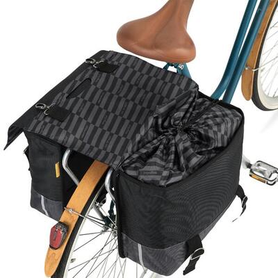 UrbanProof 40L Doppelte Fahrradtasche - Blau und Grün