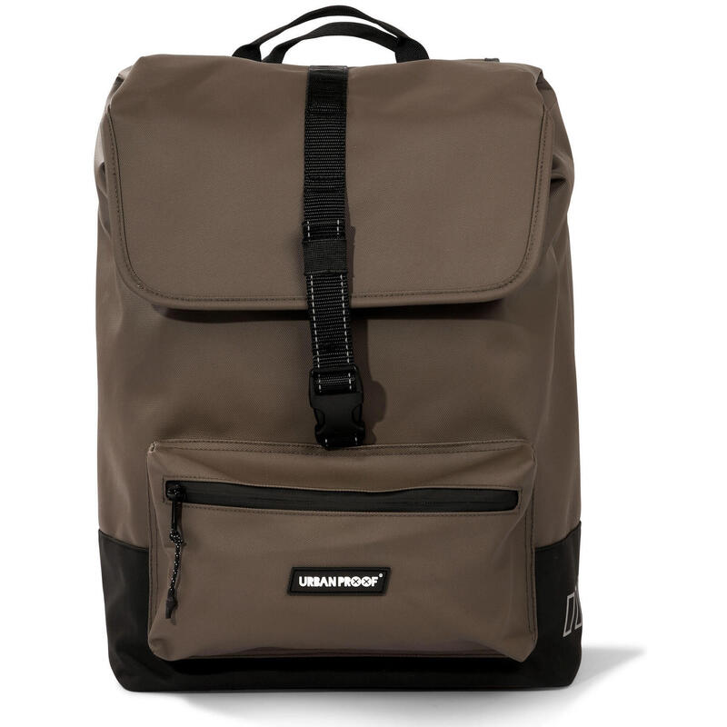 Podwójna Torba Rowerowa Z Recyklingu Cargo 38 Litrów 30 X 15 X 42 Cm - Brązowa