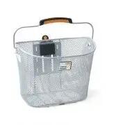 Tuscany SmartLock Bicycle Basket – 19 Liters Silver