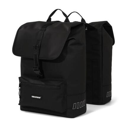 Sac à dos double pour vélo - 38 litres - Noir