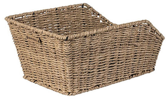 Basil Cento Rattan Look WSL Panier à vélo pour E-Bikes - Brun clair