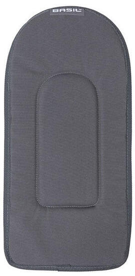 Grand coussin pour panier de vélo Basil Pasja 50 cm - Gris