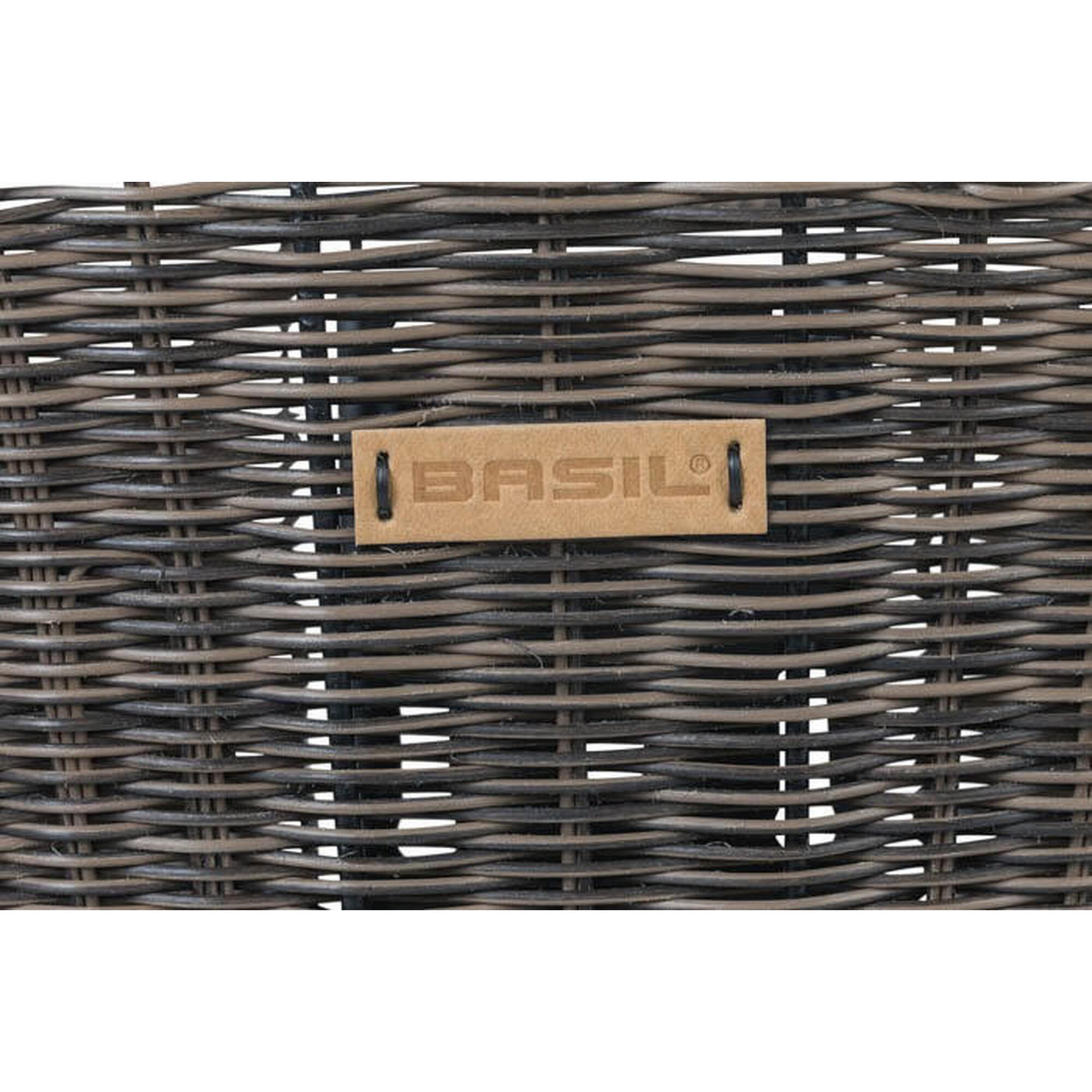 Przedni kosz rowerowy Bremen „Rattan Look BE/KF naturalny”