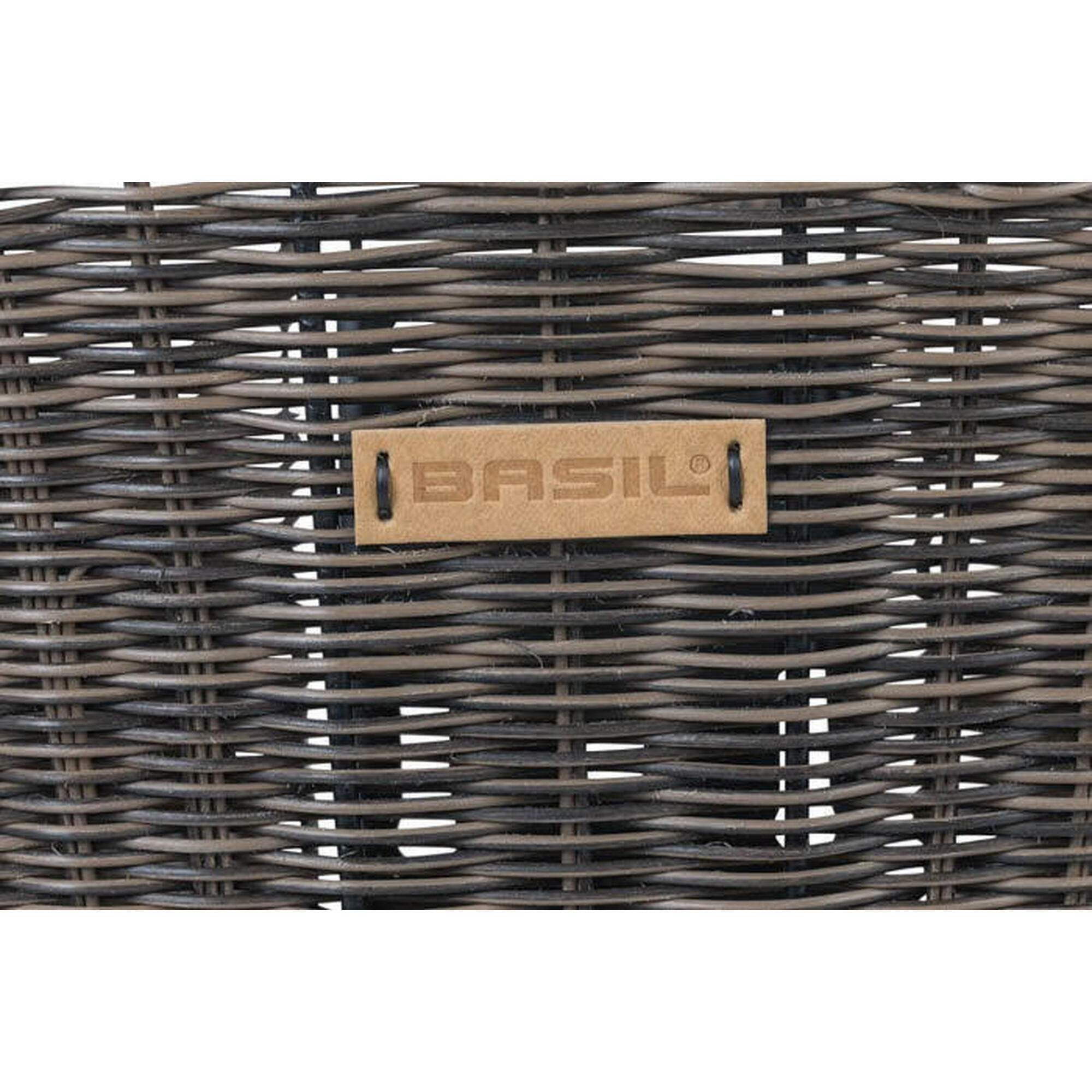 Przedni kosz rowerowy Bremen „Rattan Look BE/KF naturalny”