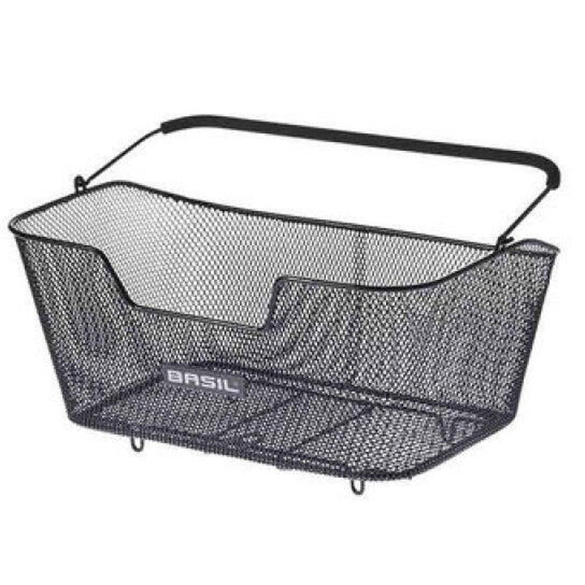 Kosz Rowerowy Base L 48 X 30 X 23 Cm - Czarny
