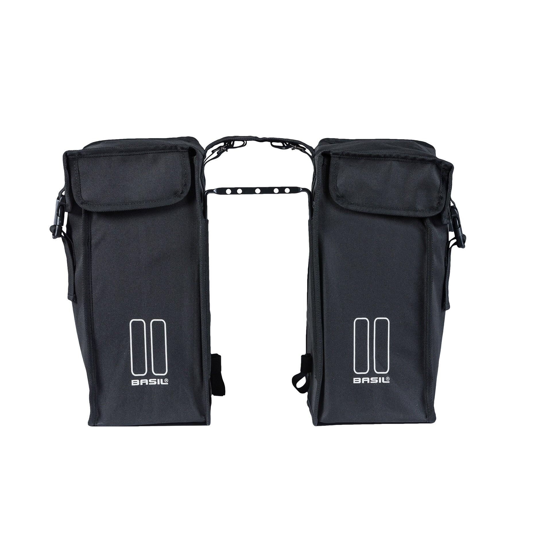 Basil Mara XXL Dubbele Fietstas - 47L - Zwart voor Dames en Heren 6/6
