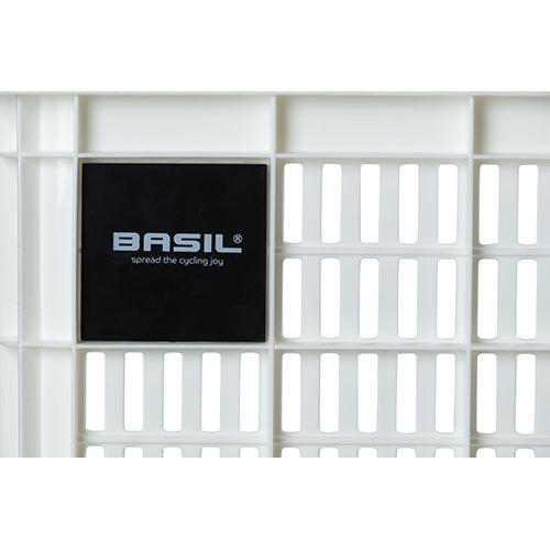Skrzynia Rowerowa Z Recyklingu Crate L 40,0 Litrów 39 X 49 X 26 Cm - Jasna Biel