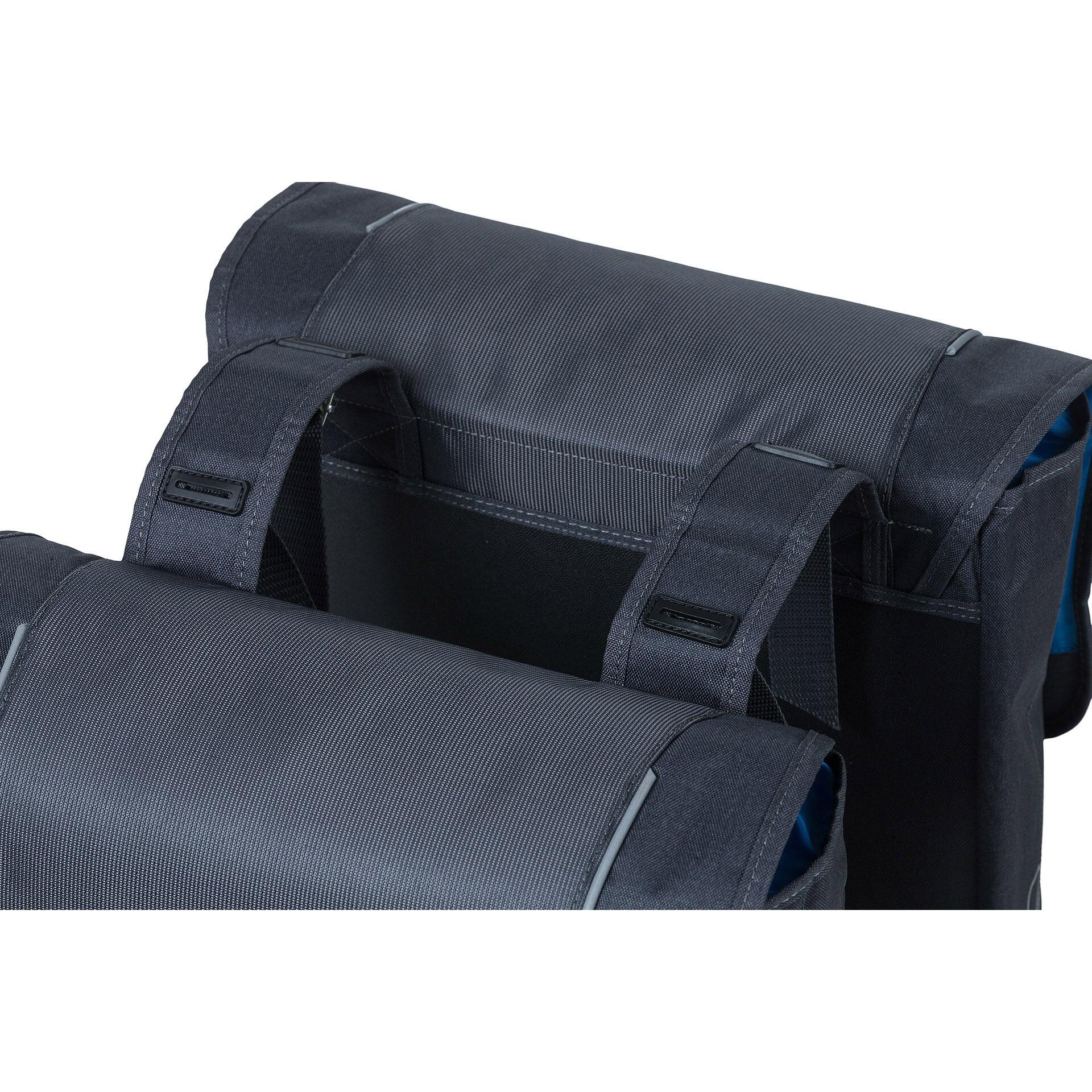 Dubbele Fietstas Sport Design 32 Liter 35 X 15 X 43 Cm - Grafiet 7/7