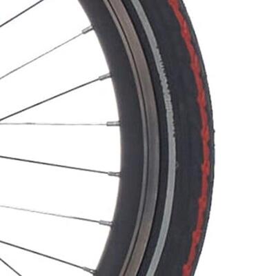 Deli buitenband sa-206 22 x 1.75 zwart met oranje strepen