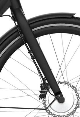 Cortina E-Tide Gabel in Jet Black Matt für Fahrräder