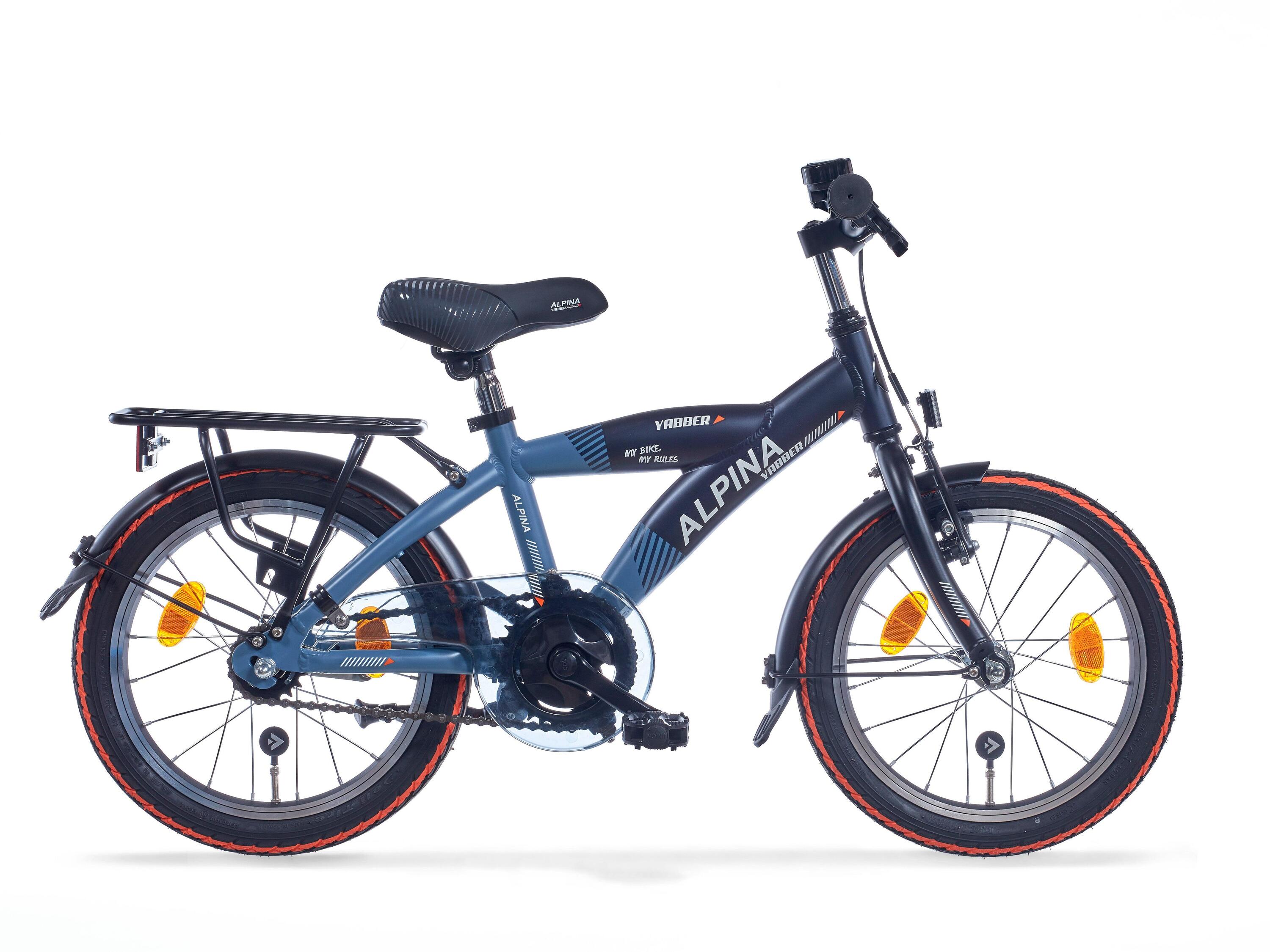 ALPINA Alpina Yabber J16 Fiets voor Jongens in Stone Blauw en Navy Blauw