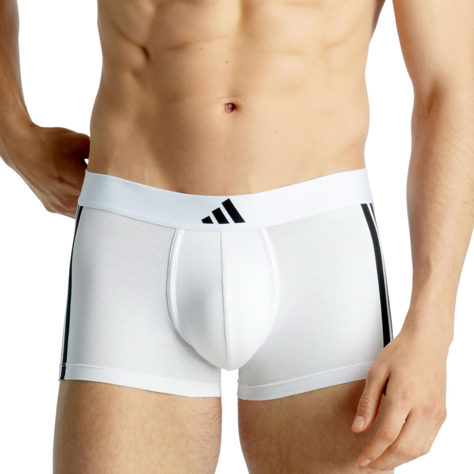 Adidas Basic Boxer Trunk Men Herren Unterhose Shorts Unterwäsche 2er Pack 6/7
