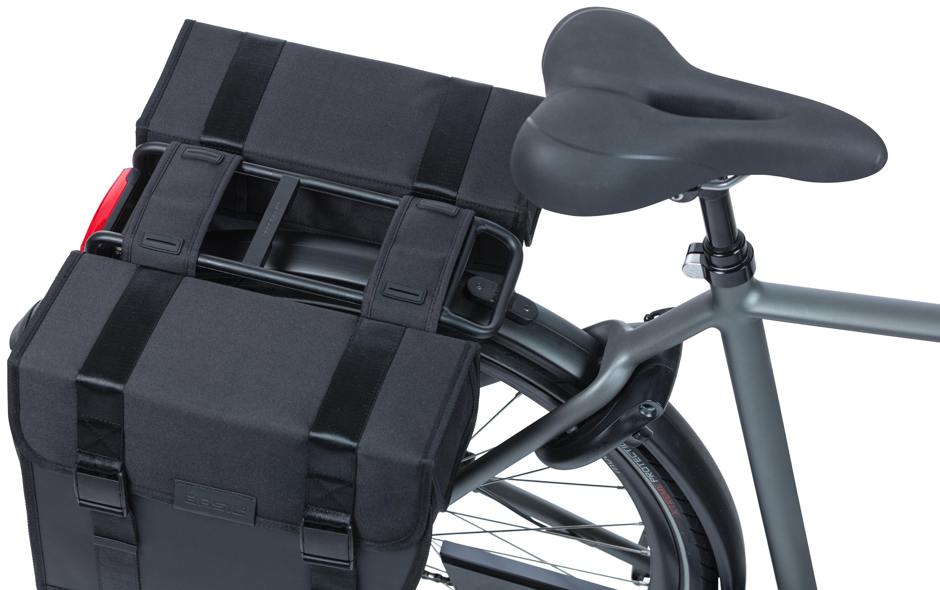 Saco de transporte de bicicletas em poliéster impermeável com tubagem reflectora 6/6