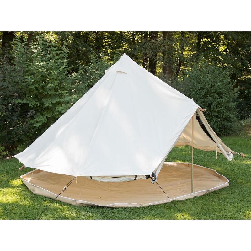 Namiot kempingowy Tipi Jatuni 500 Protect 100% bawełna, 10-osobowy, 1 sypialnia
