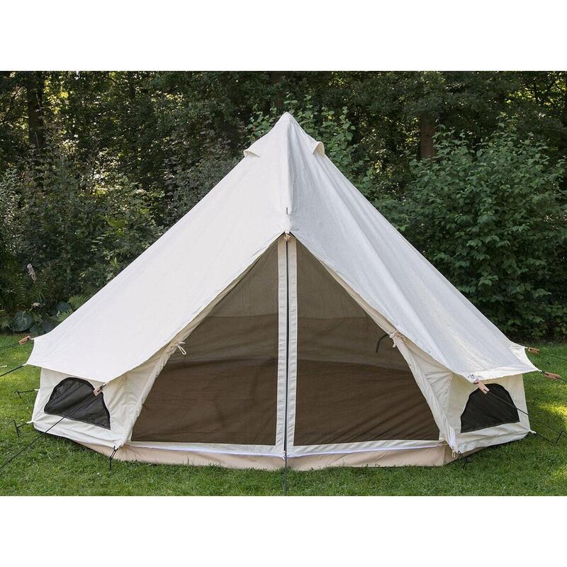 Namiot kempingowy Tipi Jatuni 500 Protect 100% bawełna, 10-osobowy, 1 sypialnia