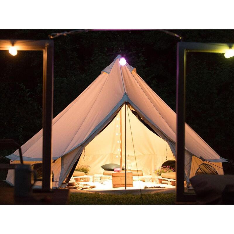 Namiot kempingowy Tipi Jatuni 500 Protect 100% bawełna, 10-osobowy, 1 sypialnia