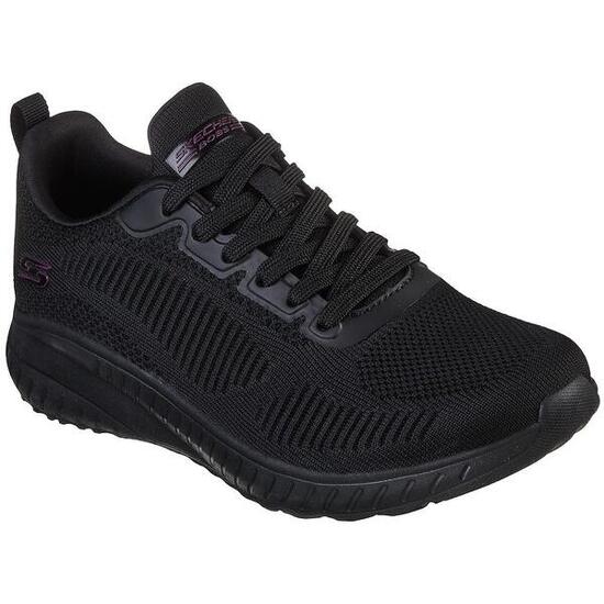 Zapatillas Skechers Bobs Squad Chaos-Face Off, Negro, Mujer