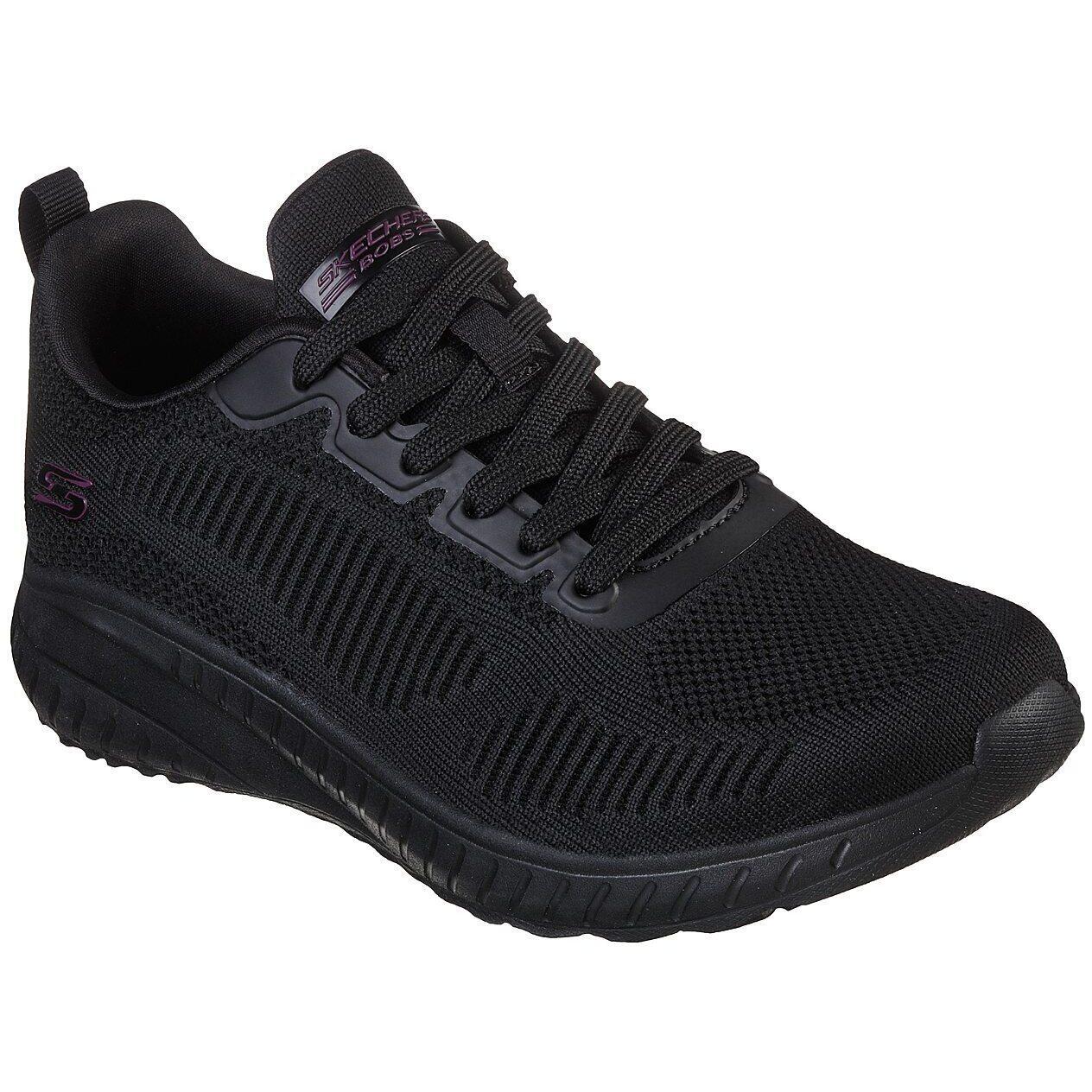 Skechers - Baskets Skechers Bobs Squad Chaos-face Off, Noir, Femmes - Chaussures De Sport - Noir - 37 - Decathlon