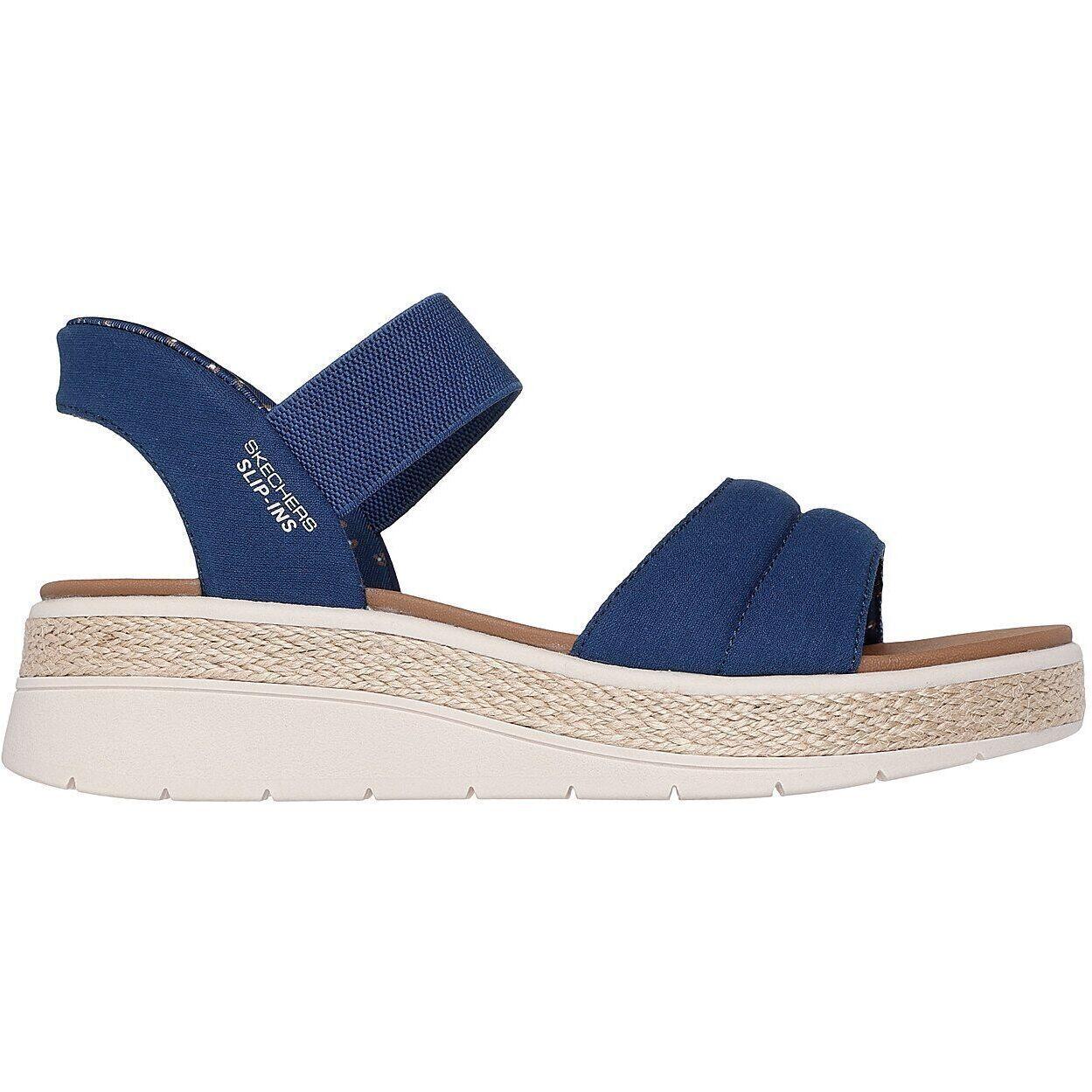 Sandales Skechers Bobs Sun Ray, Bleu, Femmes 3/5