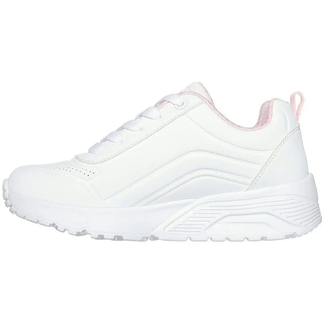 Baskets Skechers Uno Lite - Easy Zip, Blanc, Enfants 4/15