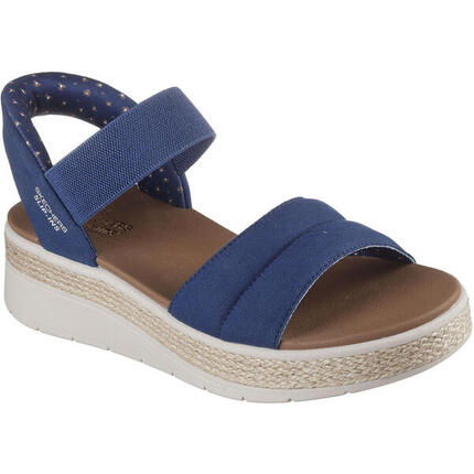 Sandalias Planas Mujer Skechers Azul
