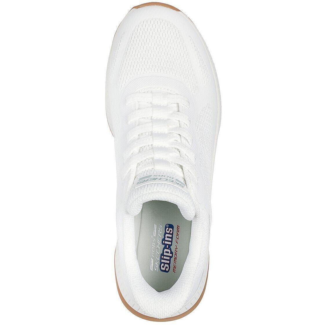 Zapatillas Skechers Bobs Squad Stapl, Blanco, Mujer SKECHERS