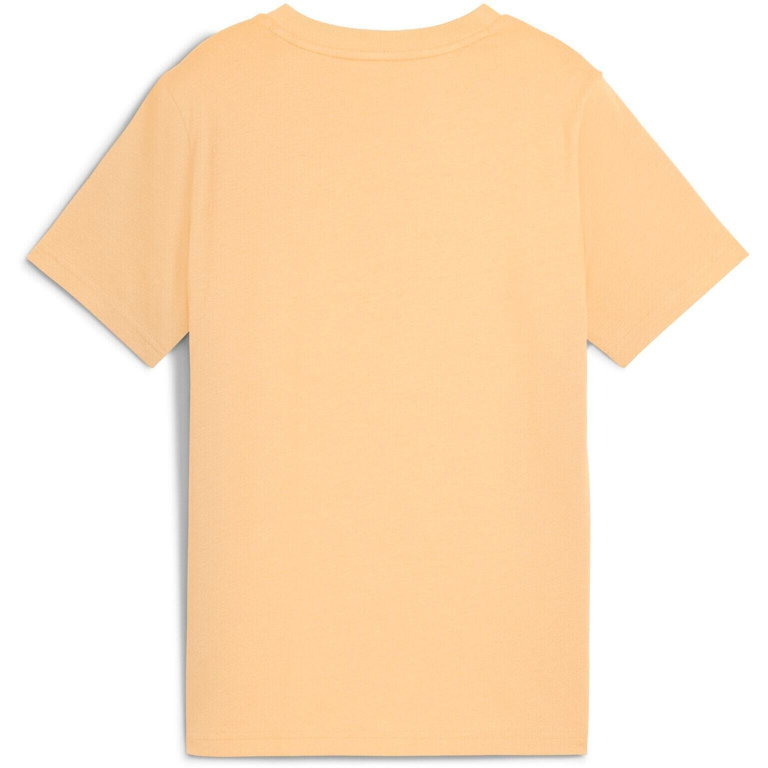 T-Shirt Puma Ess 2 Color No.1 Logo Tee B, Laranja, Crianças 2/3