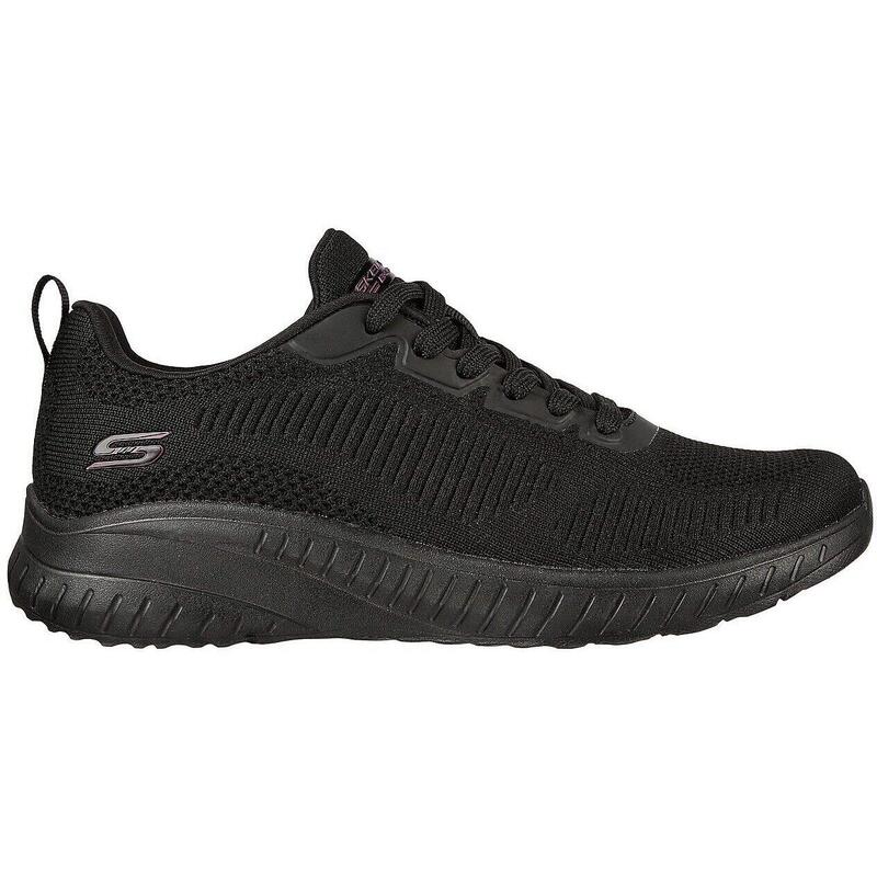 Pantofi sport femei Skechers Bobs Squad Chaos-Face Off, Negru