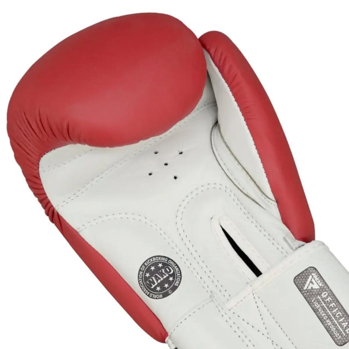 Gants de boxe RDX WAKO T1 – Rouge – 10 oz 6/7