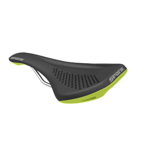 Spank - Selle Oozy 220 - Noir/vert - Selle De Vélo - Noir - Taille Unique - Decathlon