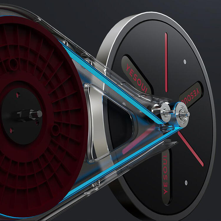 Bicicletta da indoor, resistenza magnetica, pieghevole, YESOUL S3 – Nero 7/7