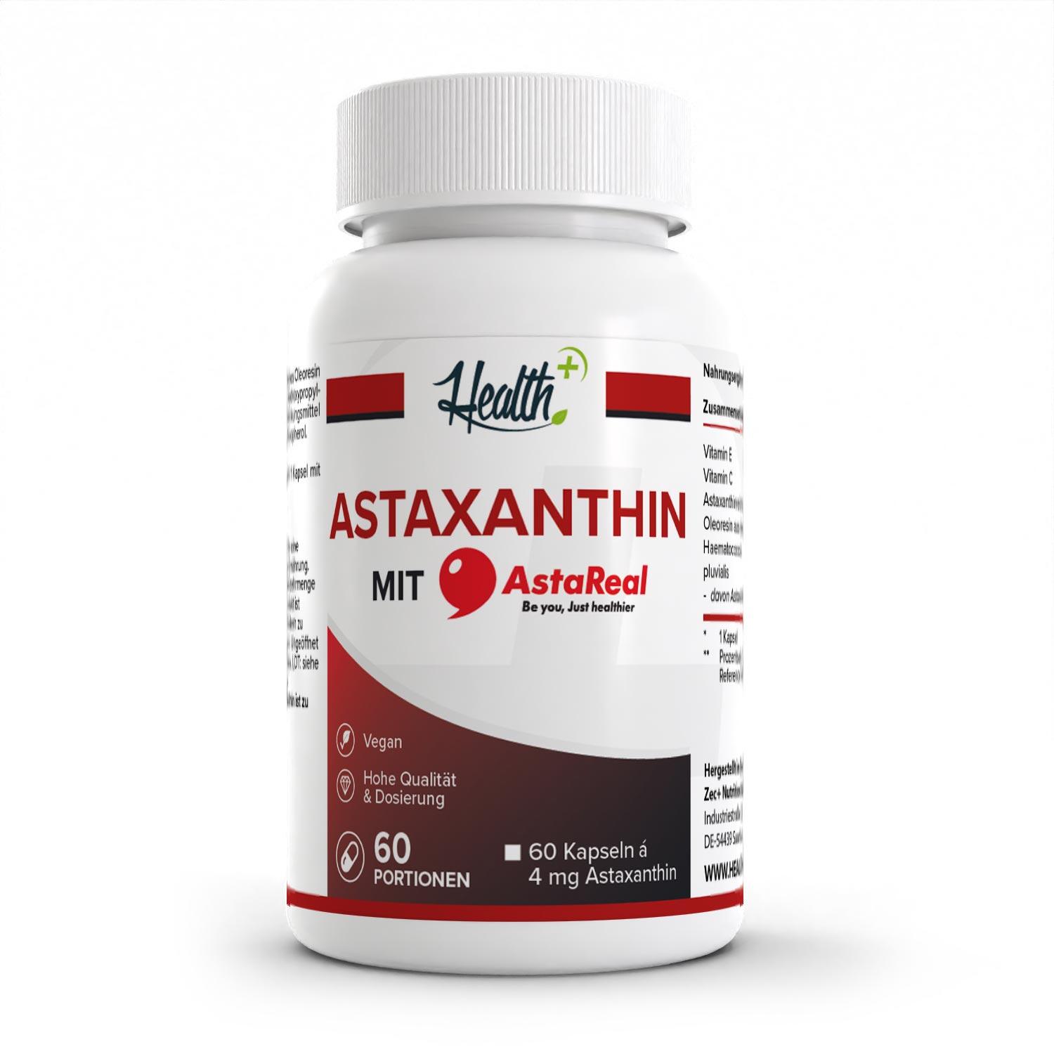ZEC+ NUTRITION Zec+ Health+ Astaxanthin (60 Caps) Unflavored