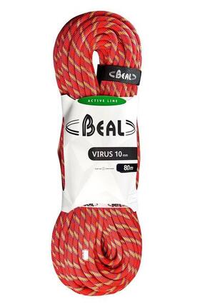 Corde dynamique Beal Virus 10 mm 80 m rose certifiée EN 892 polyvalente