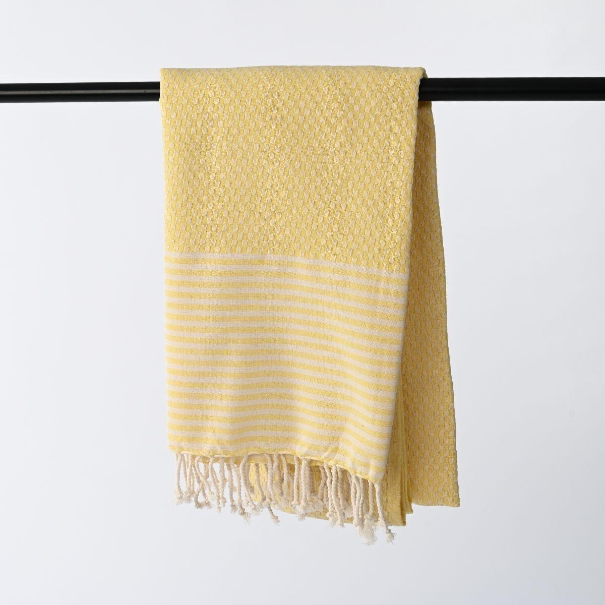 NO BRAND Take A Towel Hamamdoek – 90 x 170 cm - Geel