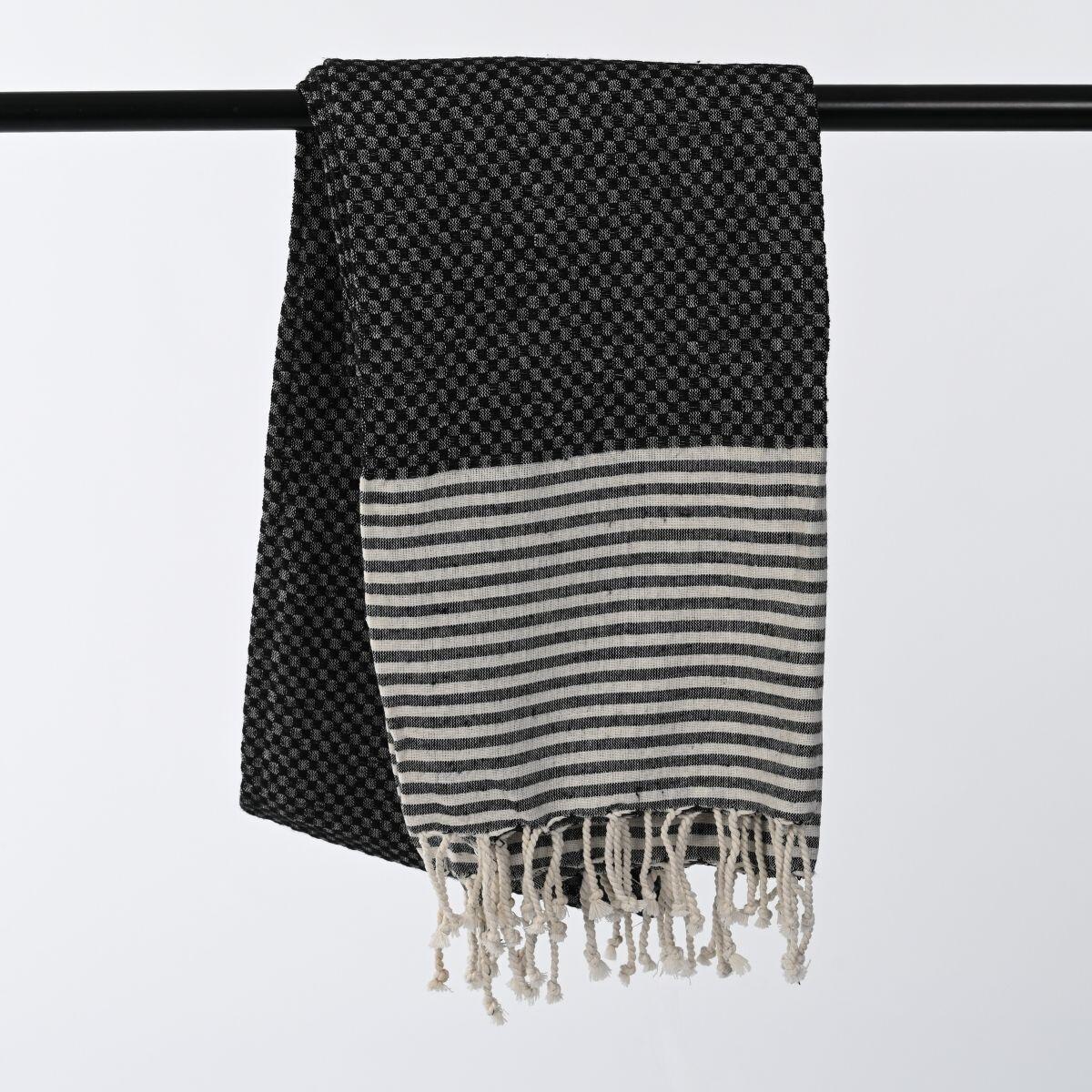 NO BRAND Take A Towel Hamamdoek – 90 x 170 cm - Zwart
