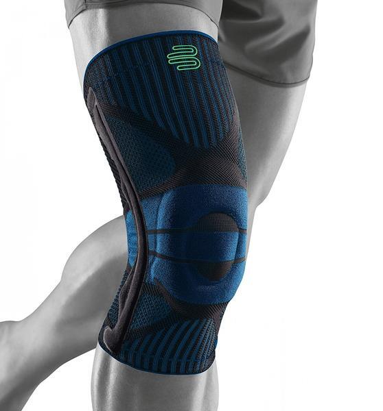 Team Sports Knee Support - Black x Navy Blue