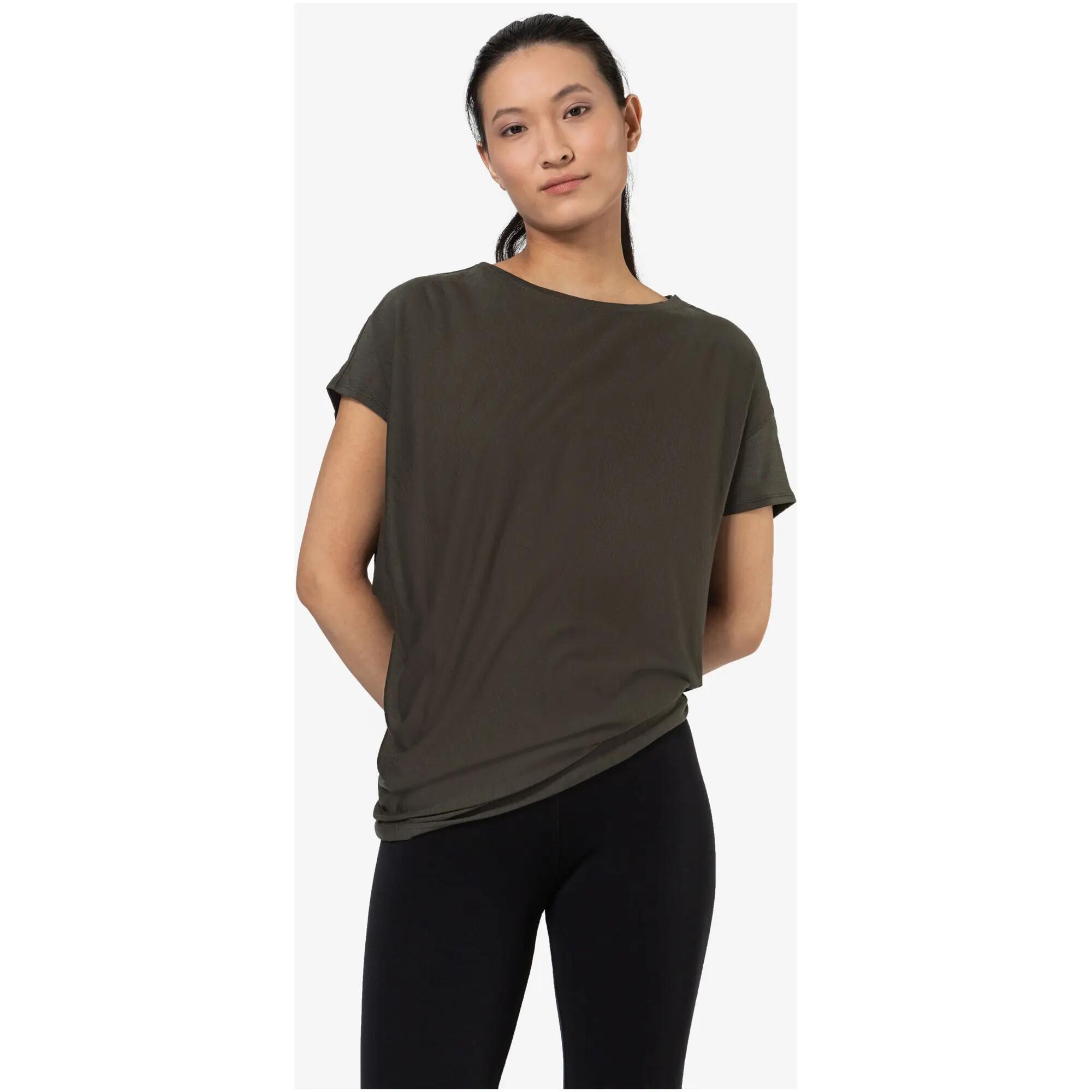 Koszulka z krótkim rękawem damska SUPER.NATURAL Yoga Loose Tee 1/3
