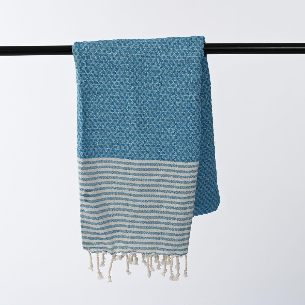 NO BRAND Take A Towel Hamamdoek – 90 x 170 cm - Blauw