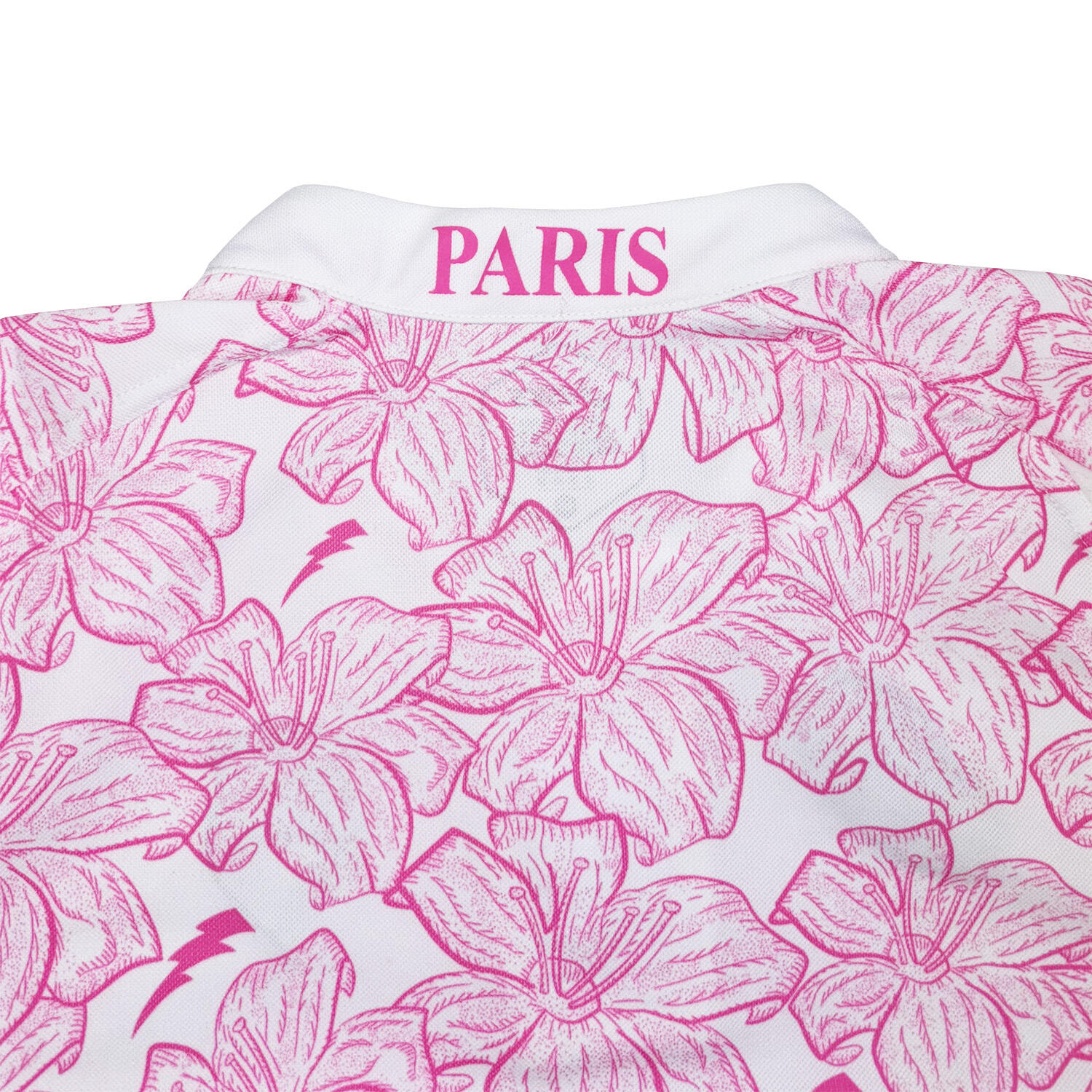 Asics SF Stade Francais Mens White/Pink Rugby Shirt | Decathlon
