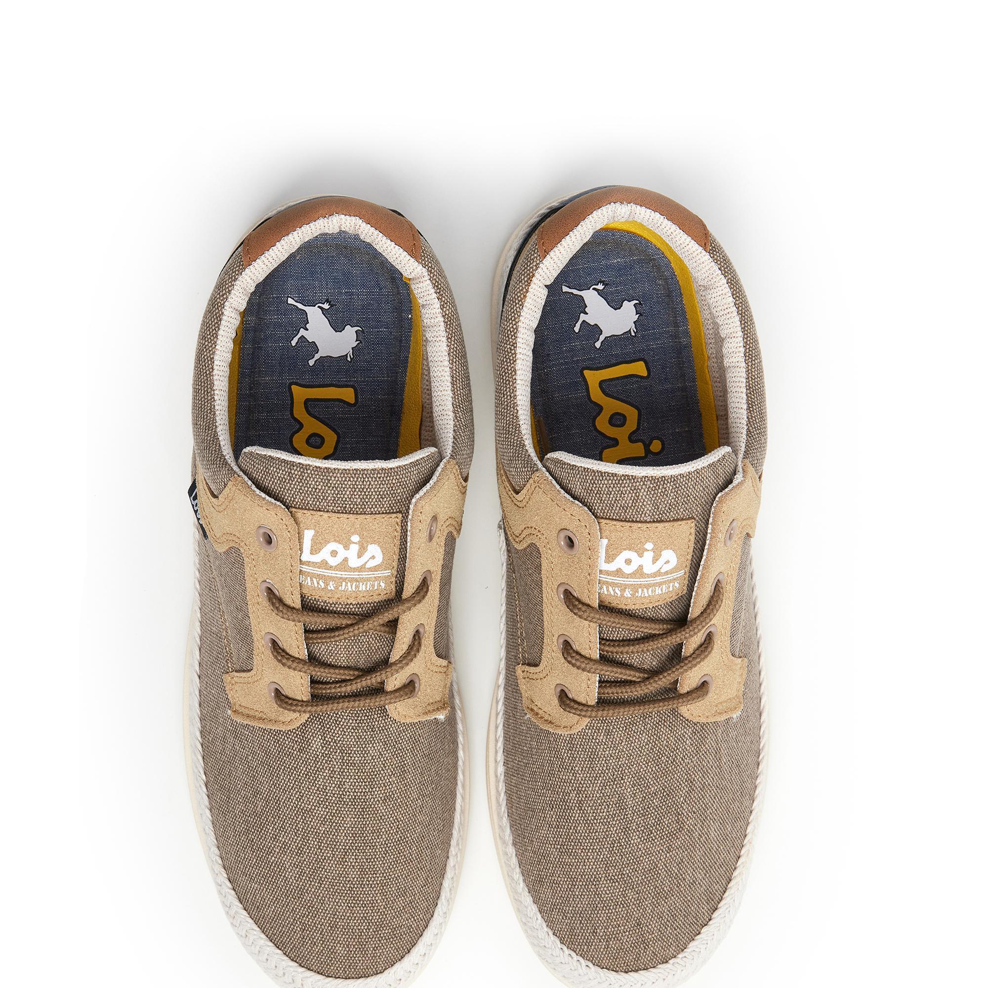 Zapatillas Lois Hombre 61382 Beige 4/5