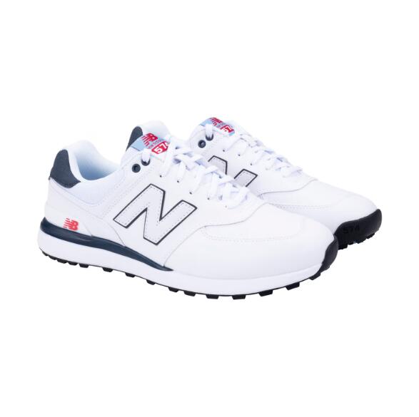 NEW BALANCE New Balance 574 Greens VS, Zapatos de Golf Hombre, Blanco